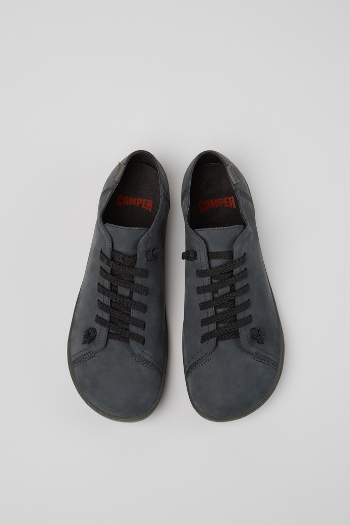 Peu - Chrome Free Gray Nubuck and Leather Shoes for Men.