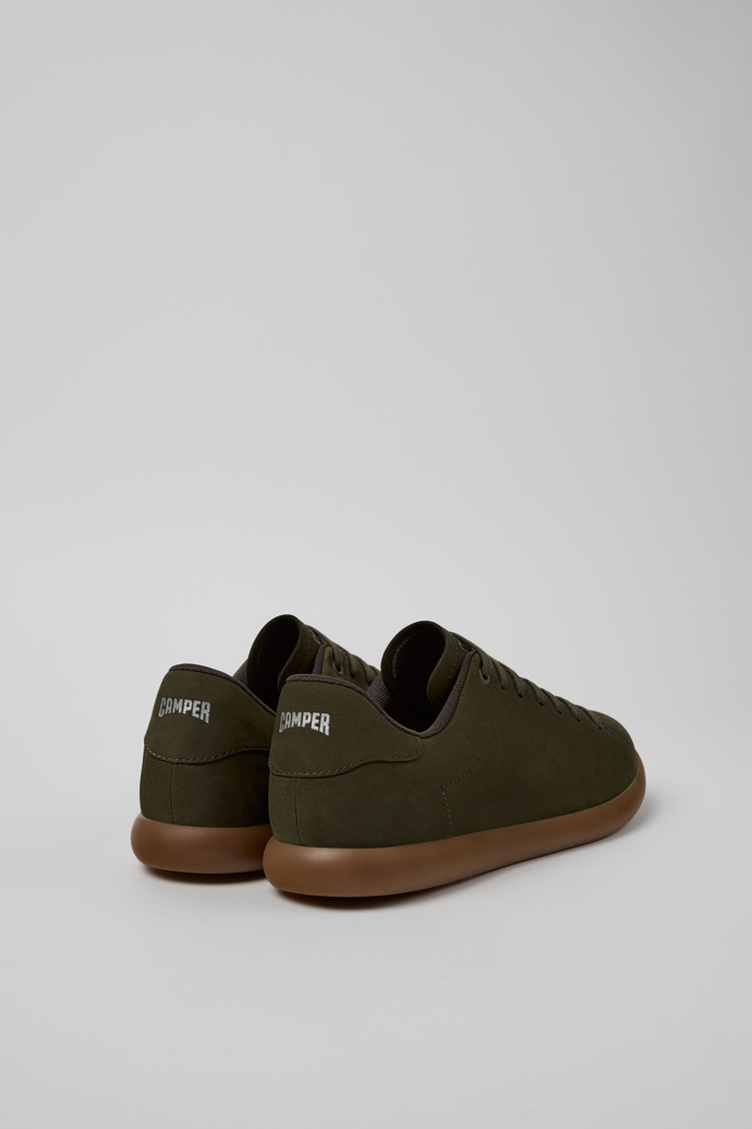 Pelotas Soller Green Nubuck Sneakers for Men.