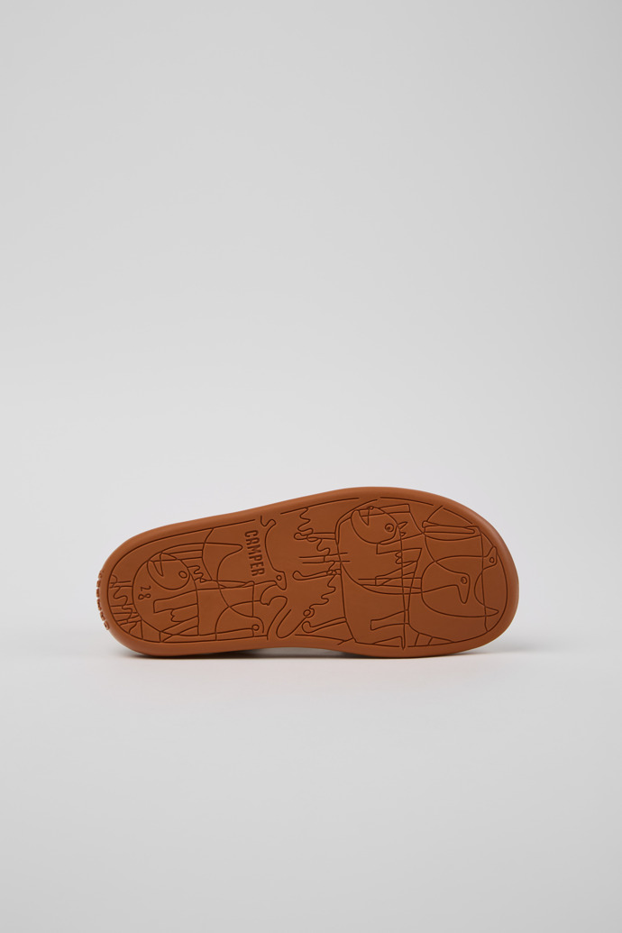 Bicho Brown Leather Kids' Sandals.