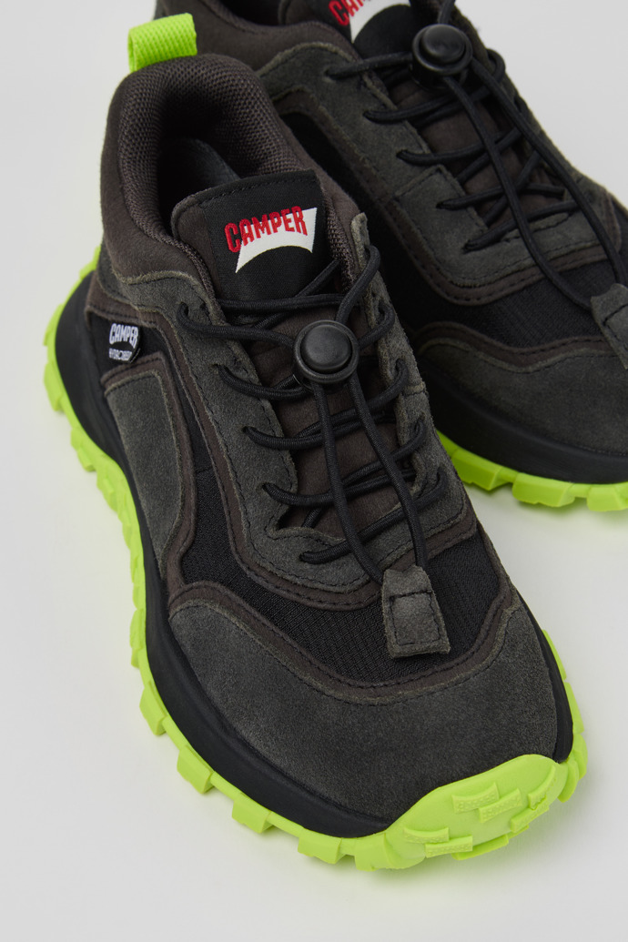 Drift Trail Multicolor Textile and Nubuck Sneaker Booties for Kids.