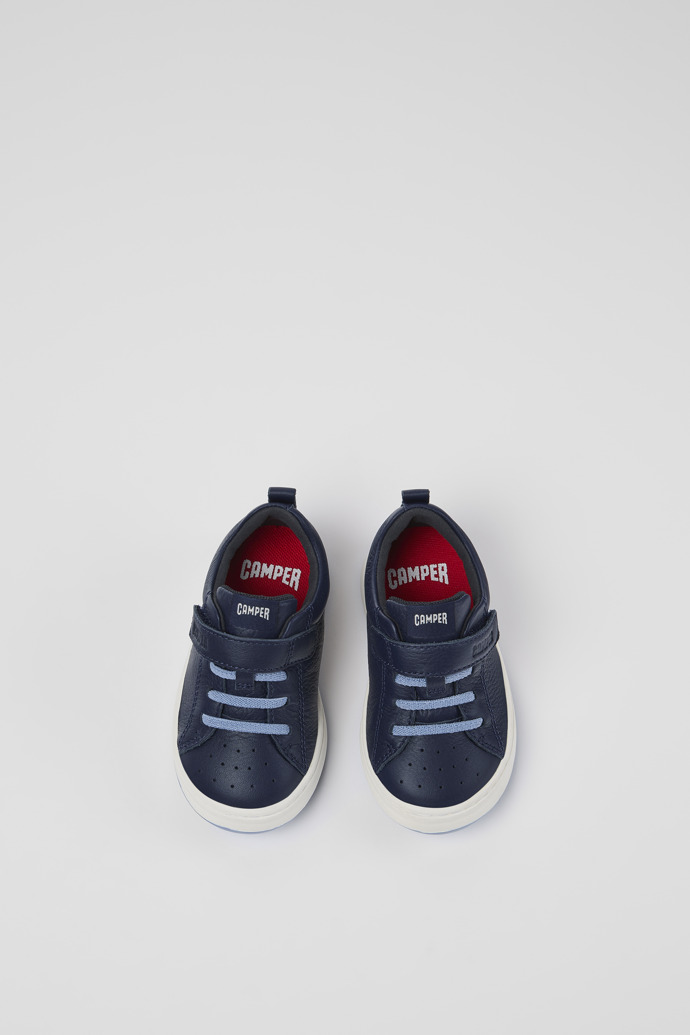 Runner Blue Leather Sneaker