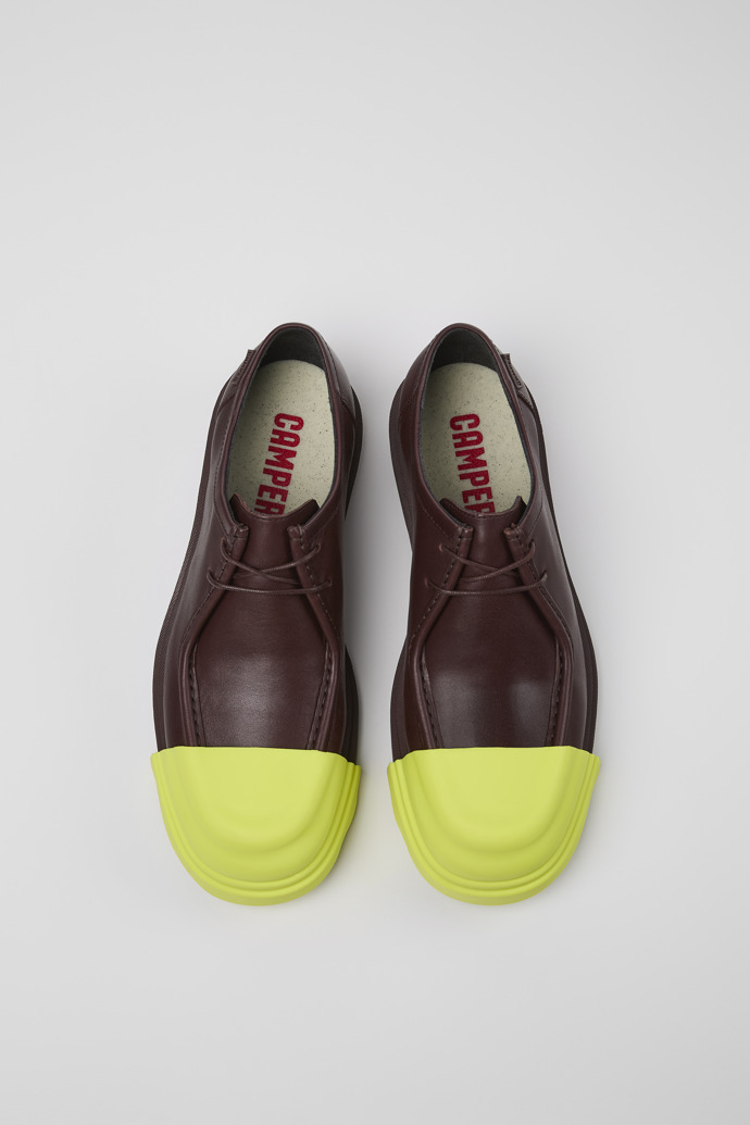 Junction Burgundy leather shoes for men