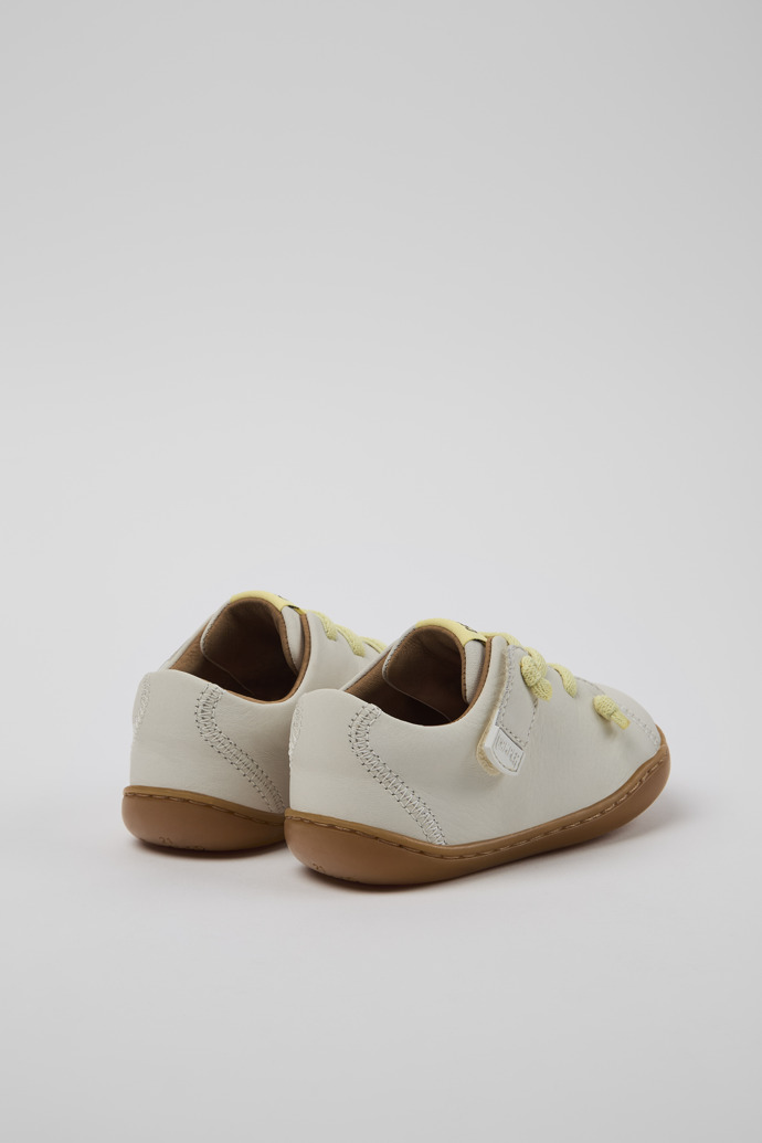 Peu White Leather Shoes for Kids.