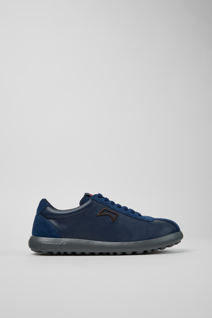 Pelotas XLF Blue Leather and Nubuck Sneakers for Men.