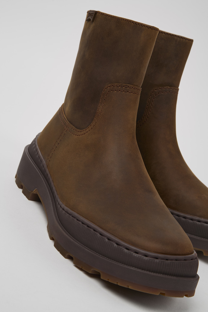 Brutus Trek MICHELIN Brown nubuck boots for women