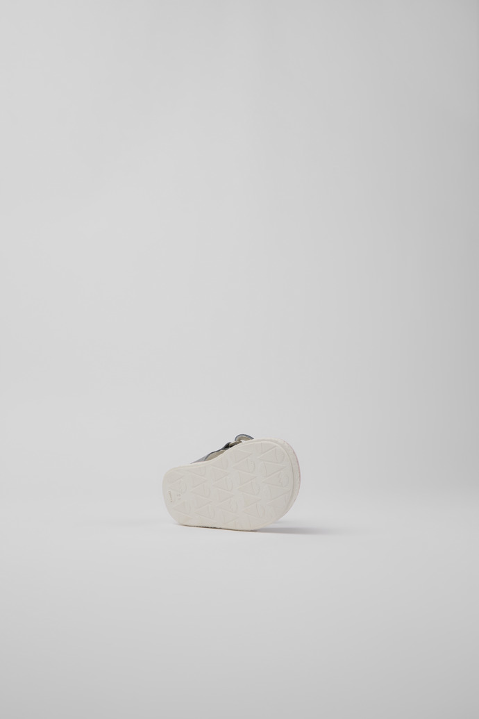 Miko Silver leather sandals for girls