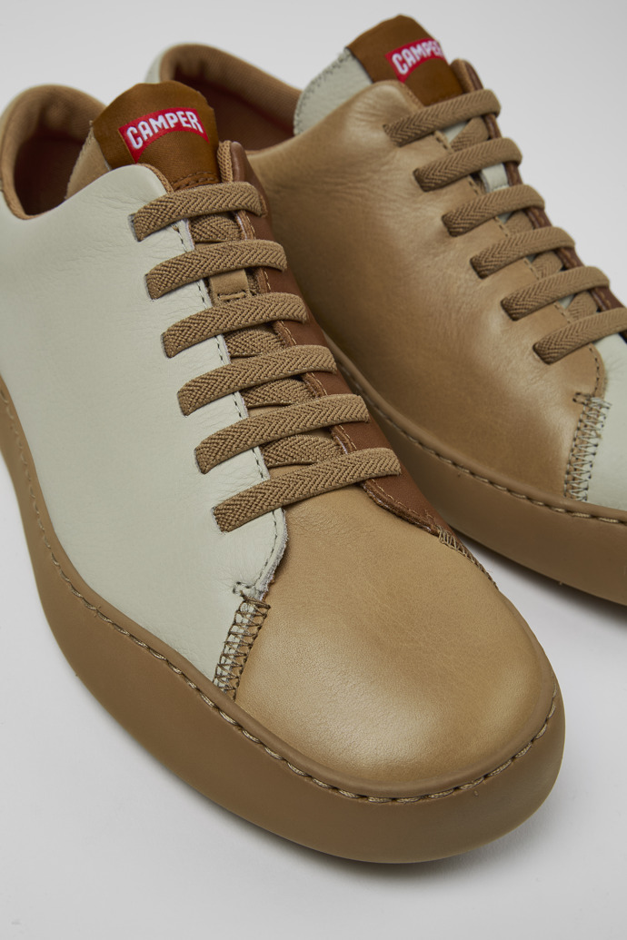 Twins Multicolored Leather Sneaker for Men