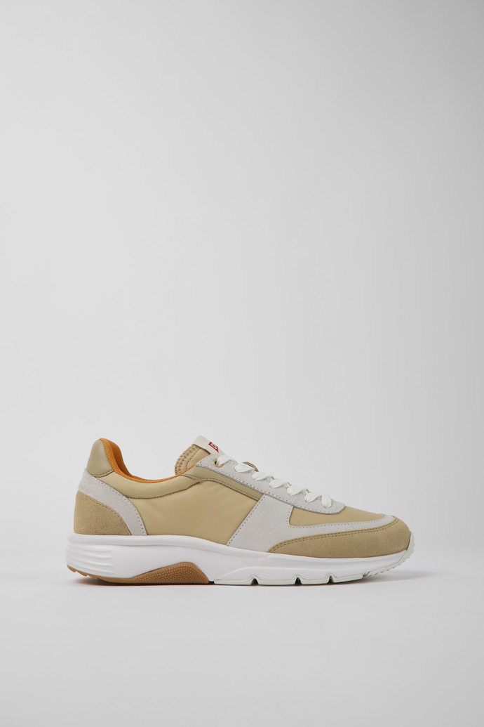 Drift Beige and white nubuck sneakers for men