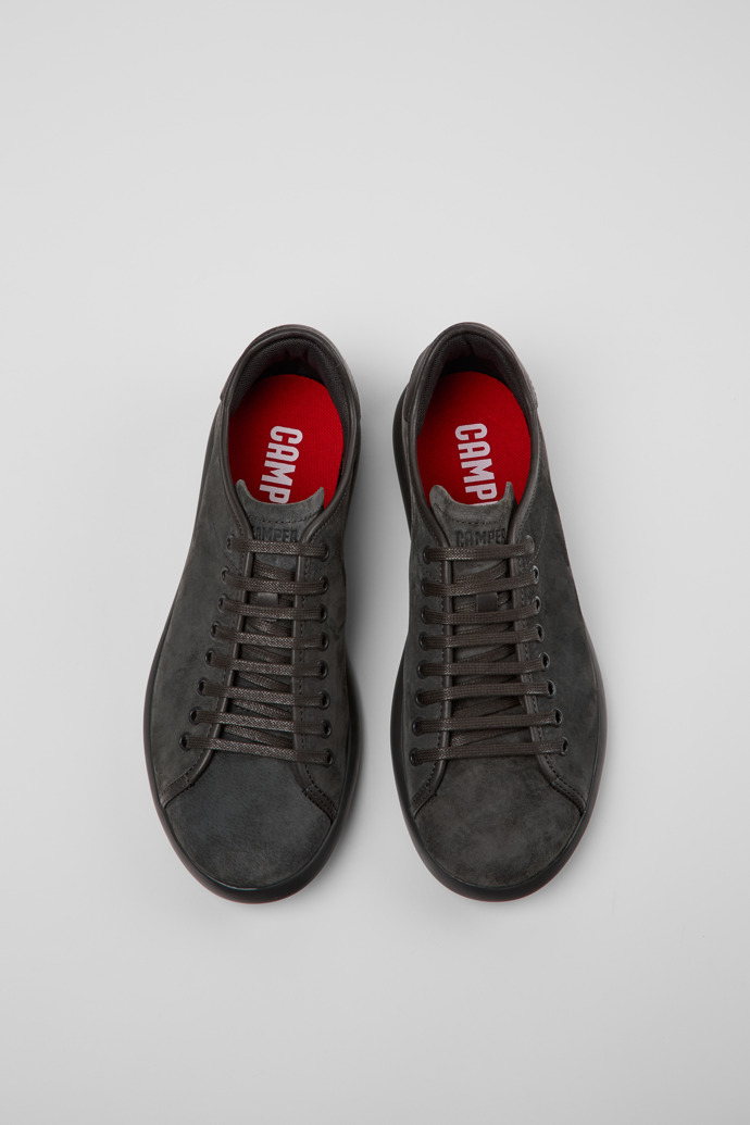 Pelotas Soller Gray Nubuck and Leather Sneakers for Men.