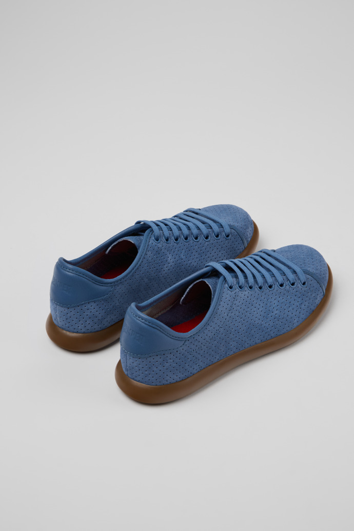 Pelotas Soller Blue Nubuck Sneakers for Women.