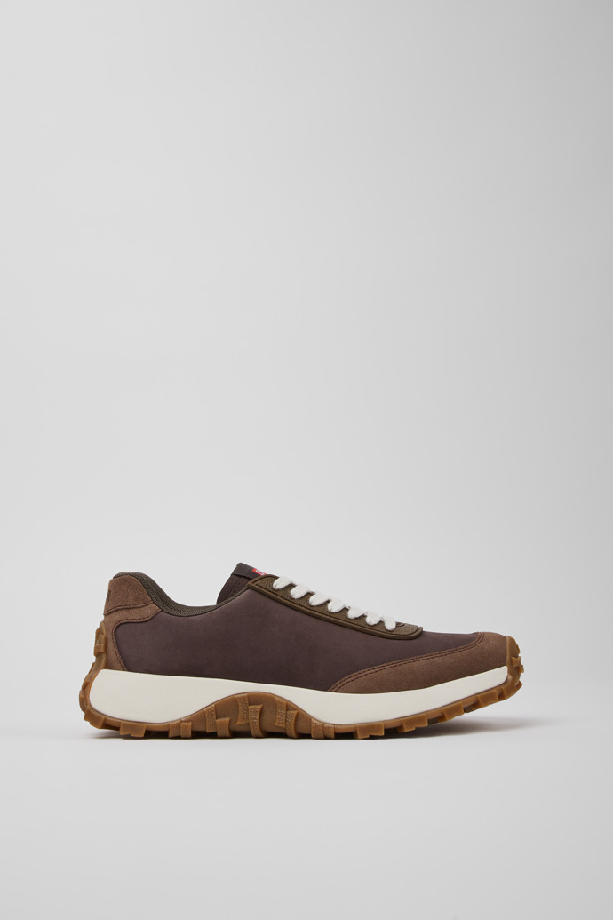 Drift Trail Brown Leather Sneakers for Women.
