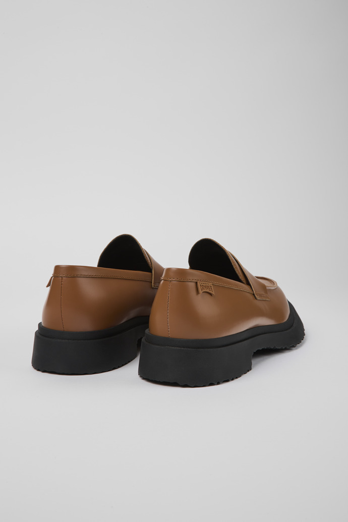 Walden Brown leather loafers for men