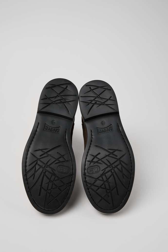 Dean Brown Nubuck Ankle Boots for Men.