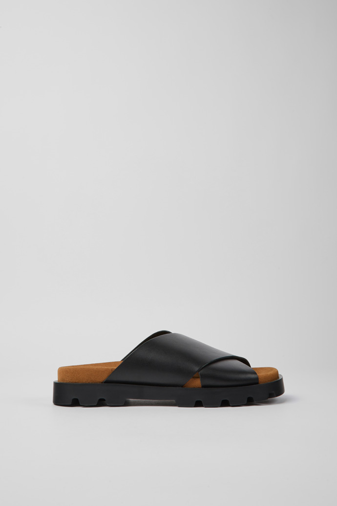 Brutus Sandal Black leather sandals for women