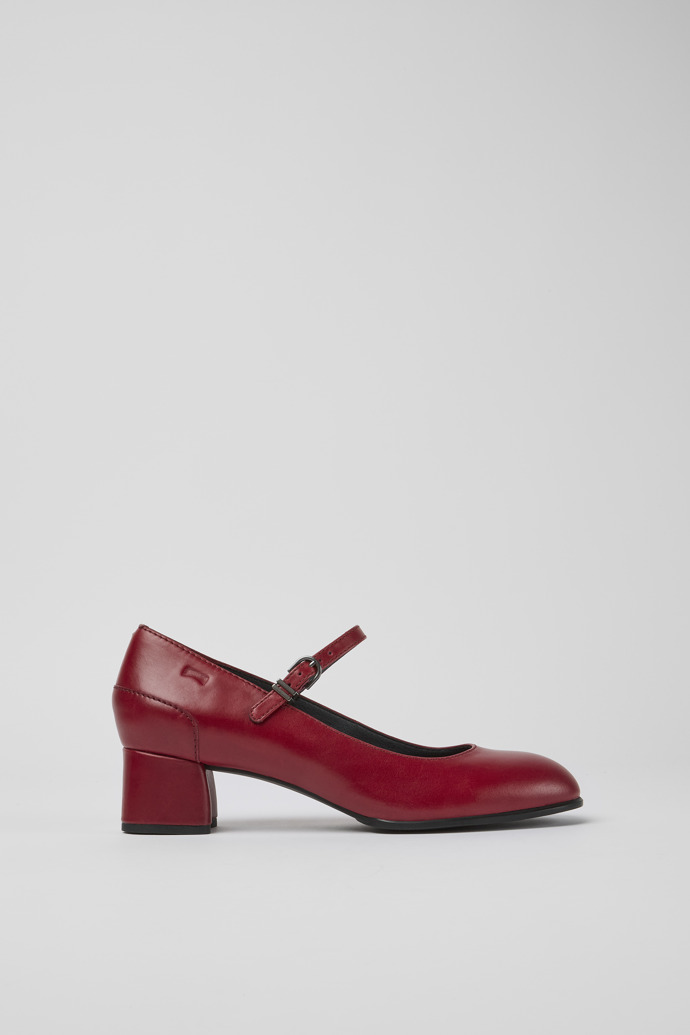 Katie Red Leather Shoes for Women.