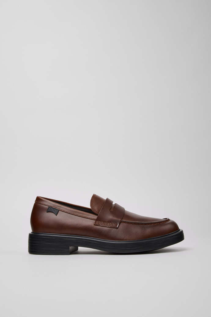 Dean Brown Leather Moccasins for Men.