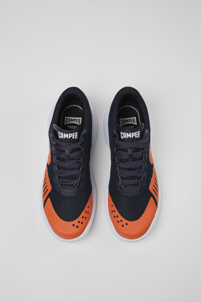 Camper x INEOS Britannia Blue and Orange Textile Sneakers for Men