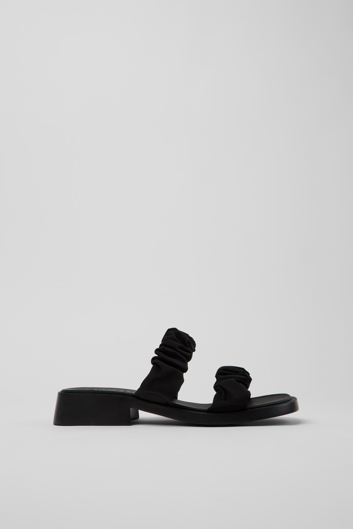 Dana Black Recycled PET Sandals for Women.