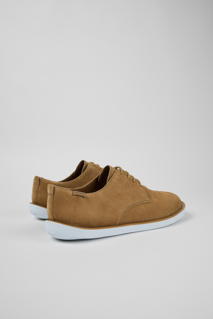 Wagon Brown Nubuck Blucher for Men
