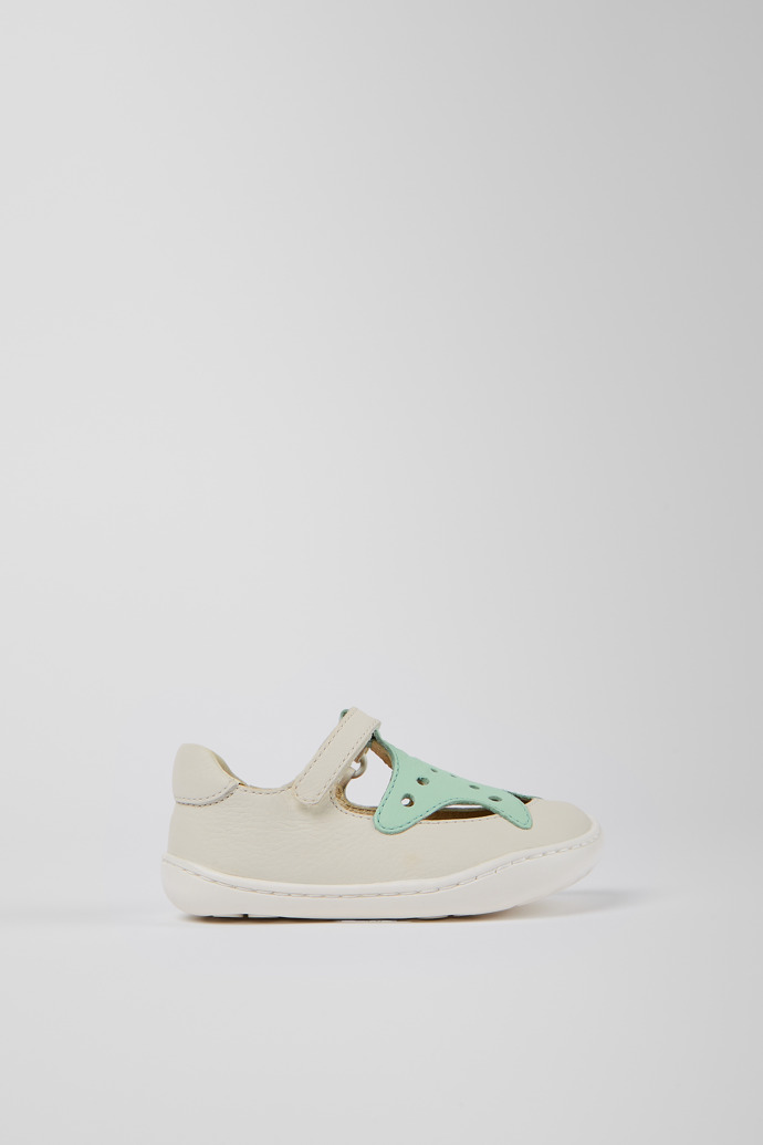 Twins White Leather Shoe