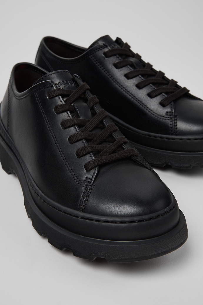 Brutus+ Black Leather Shoes for Women.