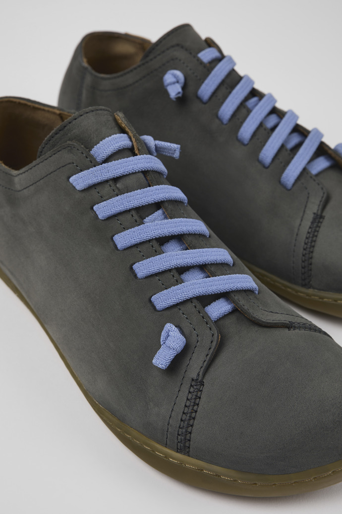 Peu Gray Nubuck Shoes for Men