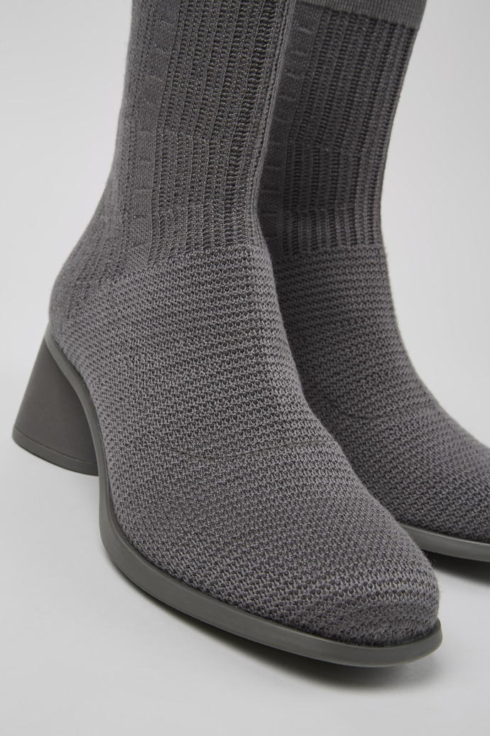 Kiara TENCEL® Gray textile boots for women