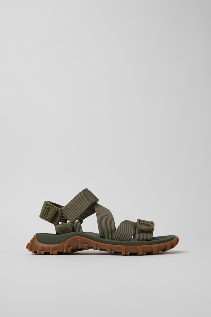 Drift Trail Sandal Green Recycled PET Sandals for Women.