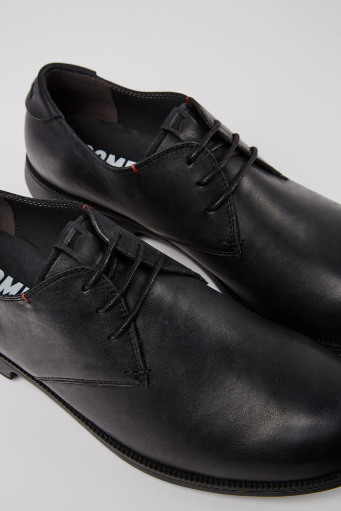 Mil 1913 Black Leather Shoes for Men.