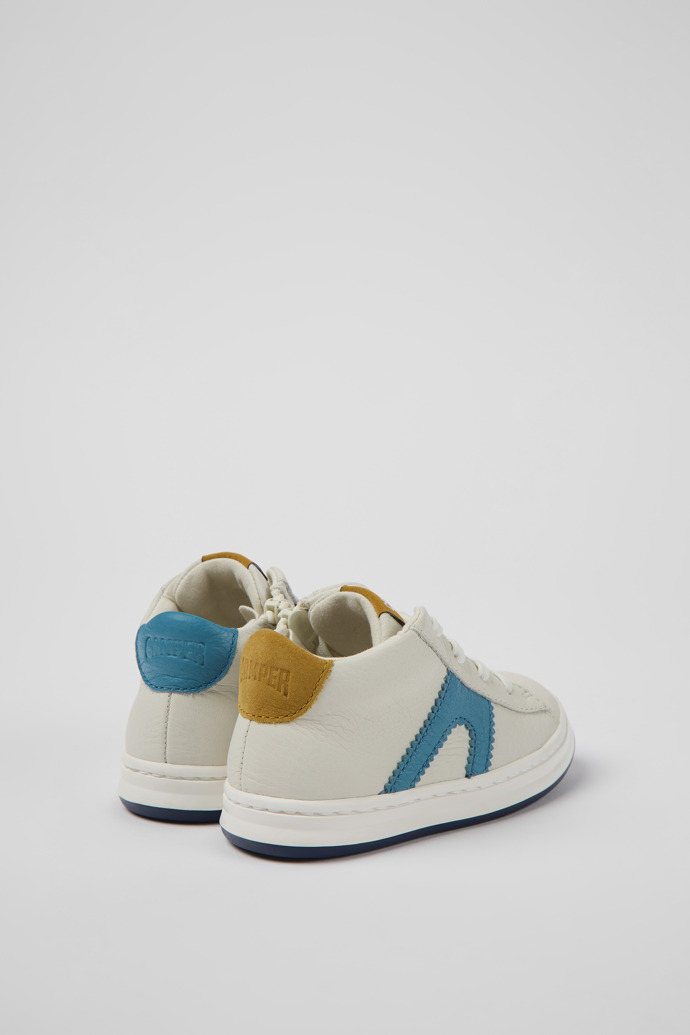 Twins White leather sneakers for kids