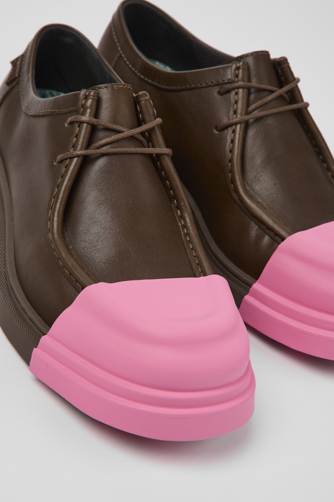 Junction Brown Leather Shoes for Men.