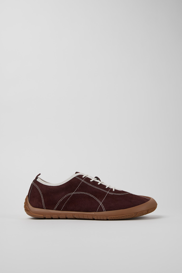 Peu Path Burgundy Nubuck Sneakers for Men.