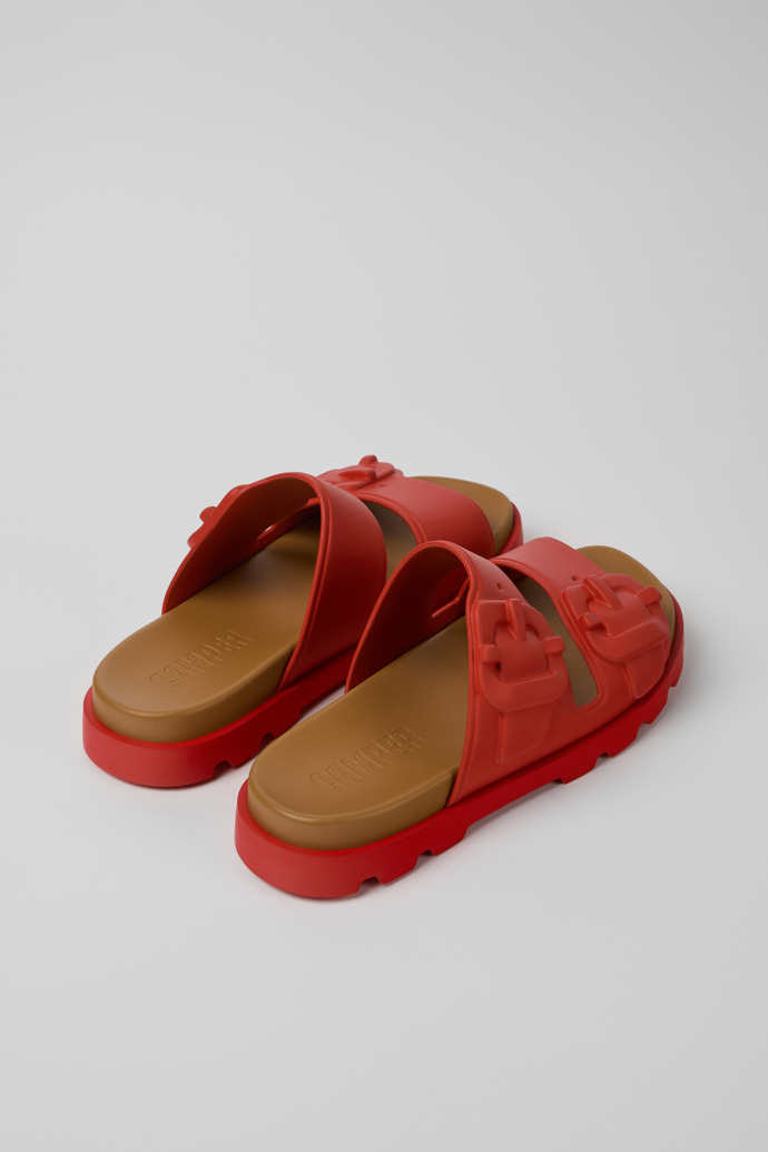 Brutus Sandal Red Synthetic Sandals for Men.