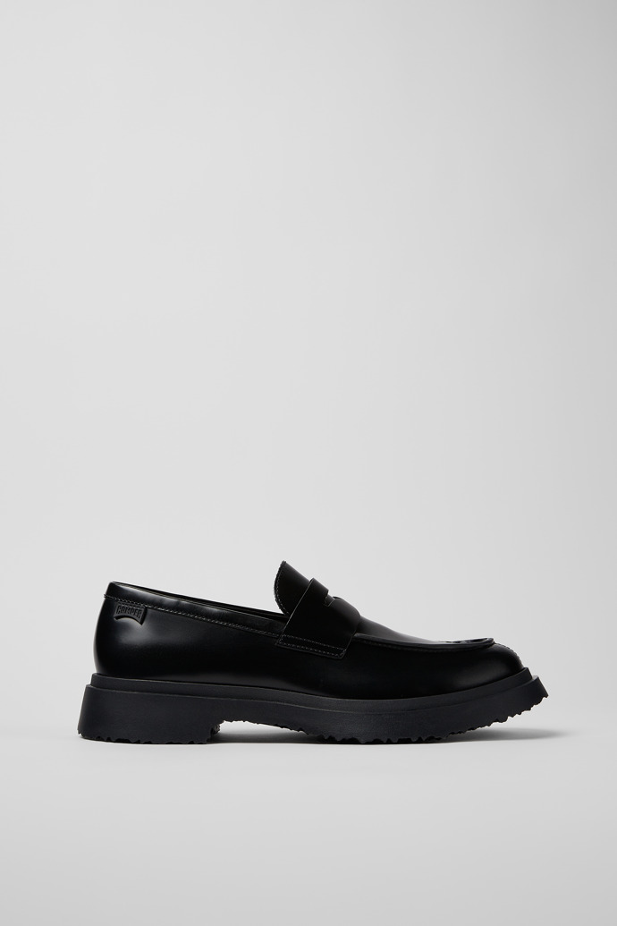 Walden Black Leather Mocasins for Men.