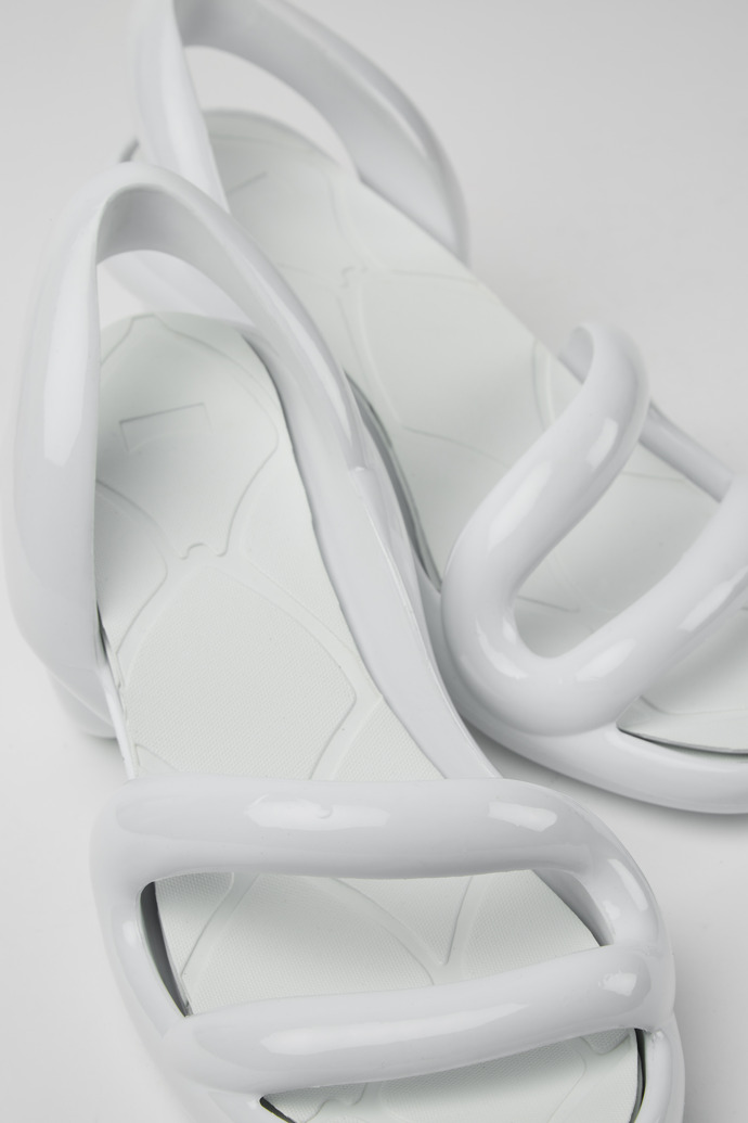 Kobarah White unisex sandals