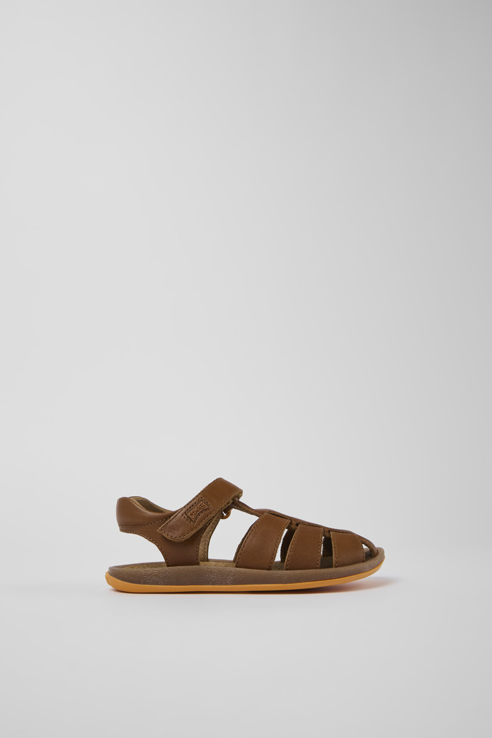 Bicho Brown Leather Sandal