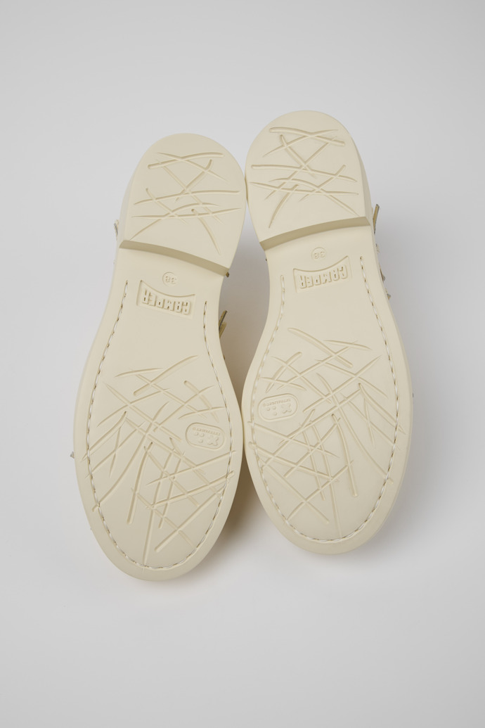 Dean White Leather Women's Shoe.