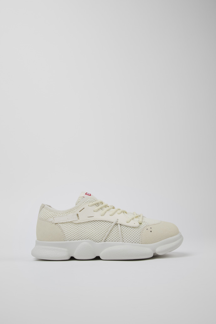 Karst Sorona® White textile sneaker for women