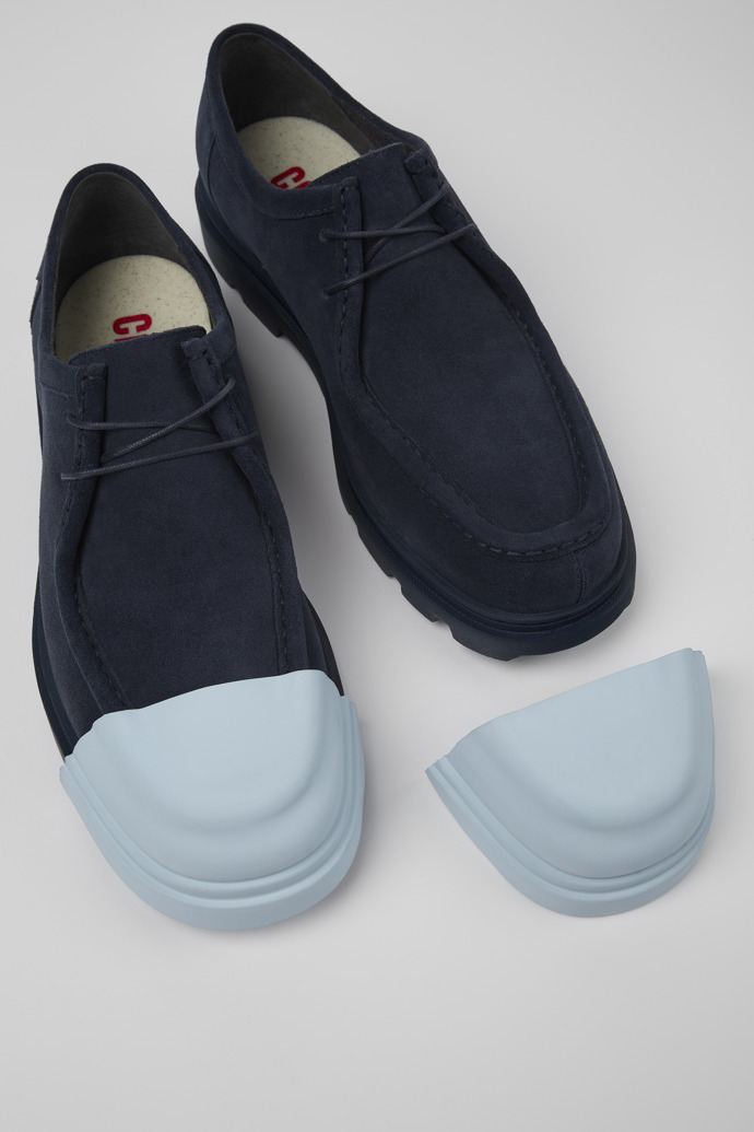 Junction Blue nubuck shoes for men