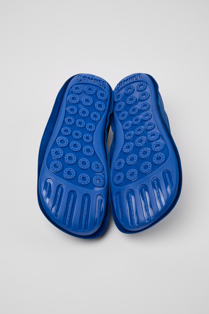 Camper x ISSEY MIYAKE - Peu Form Blue Leather Women's Shoes.