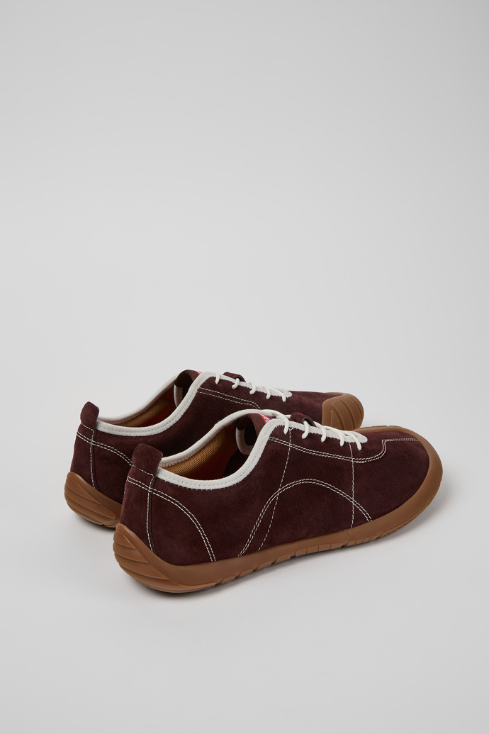 Peu Path Burgundy Nubuck Sneakers for Men.