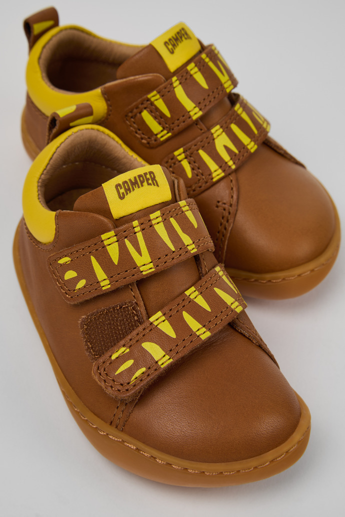 Twins Multicolor Leather Sneakers for Kids.