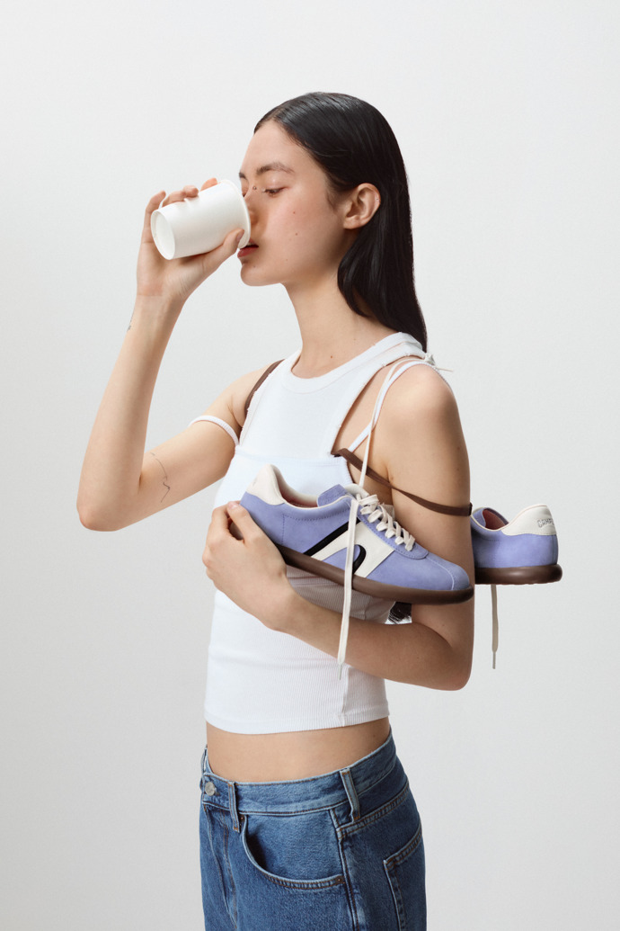 Pelotas Soller Multicolor Leather Sneakers for Women.