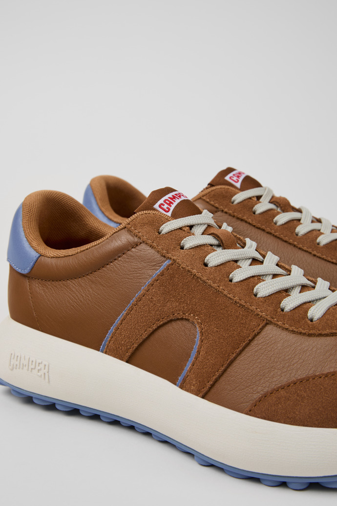 Pelotas Athens Multicolor Leather and Nubuck Sneakers for Men.