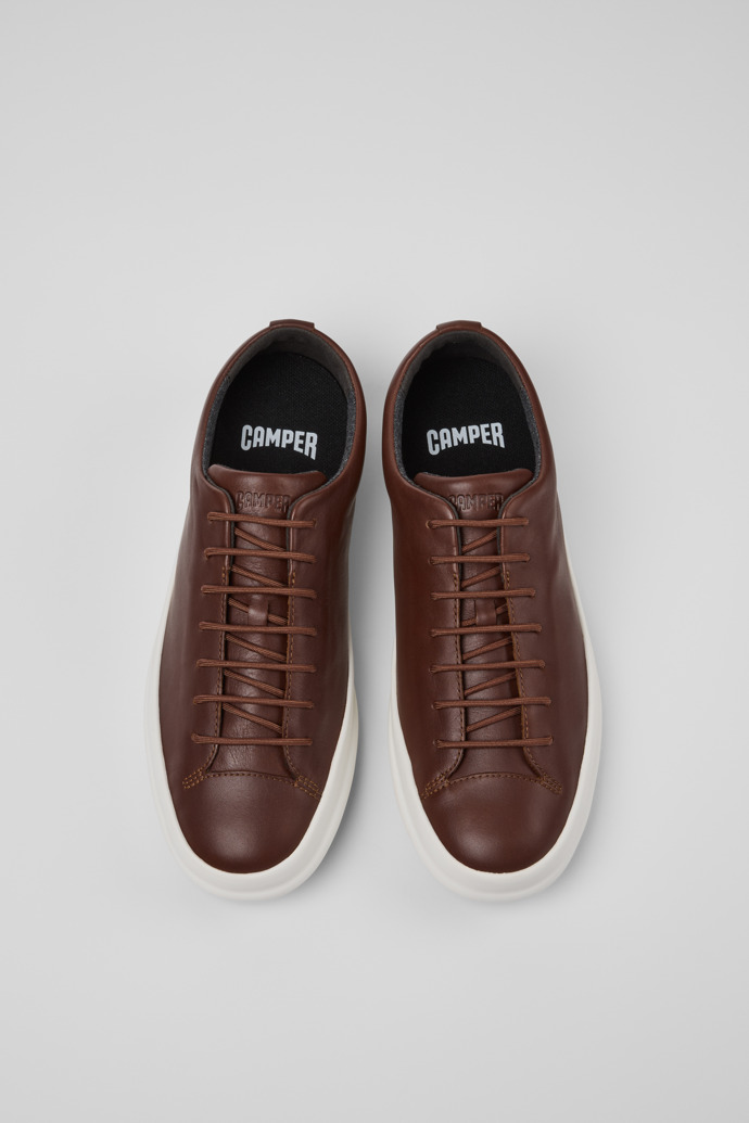 Chasis Sport Brown Leather Shoes for Men.