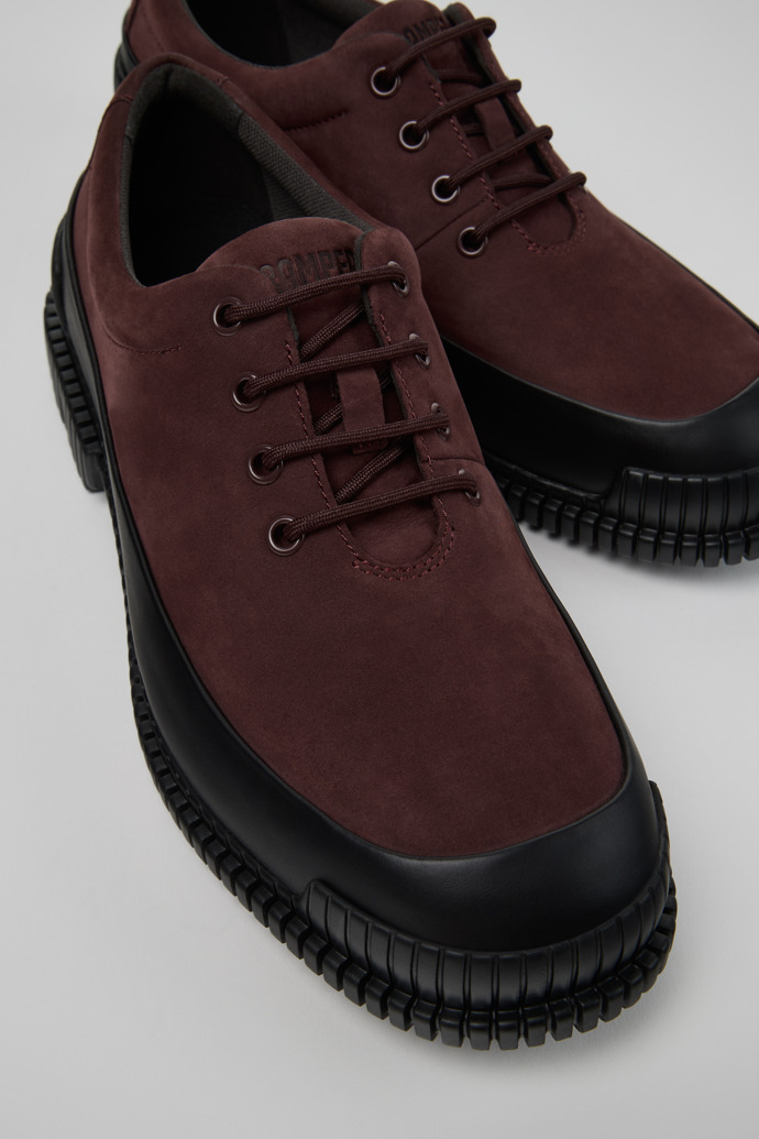 Pix Multicolor Nubuck and Leather Shoes for Men.