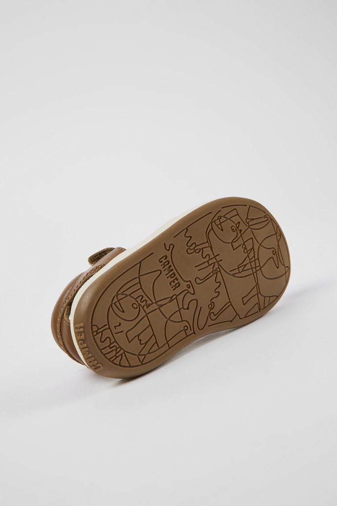 Bicho Brown Leather Sandal