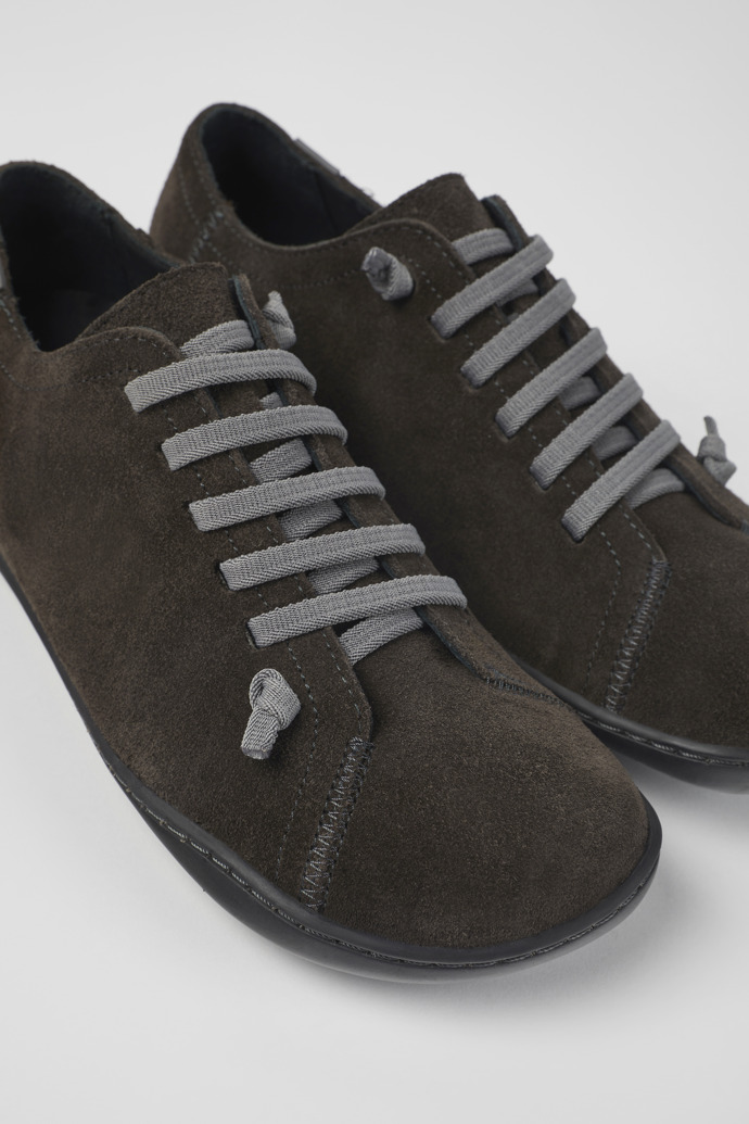 Peu Gray nubuck shoes for women