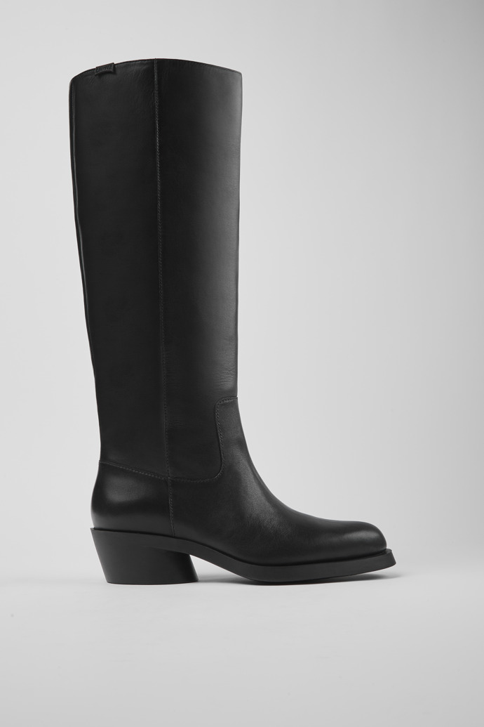 Bonnie Black leather boots for women