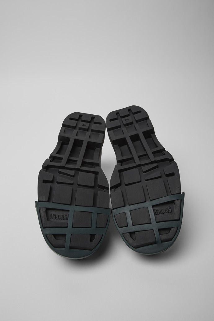 Junction Black leather shoes for men